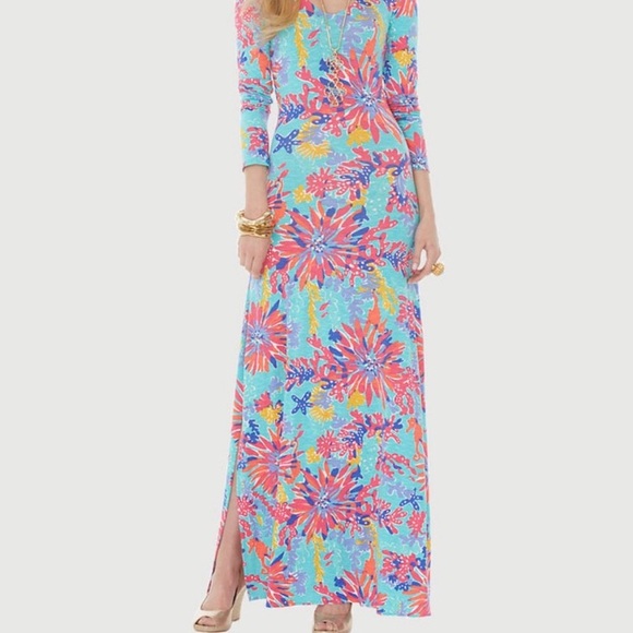 Lilly Pulitzer Dresses & Skirts - Lilly Pulitzer Lauren Trippin n Sippin Maxi Dress